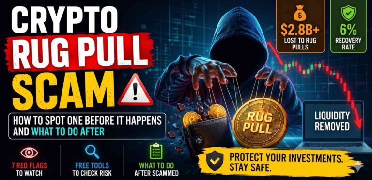 How to Spot a Crypto Rug Pull and Recover After Losses
